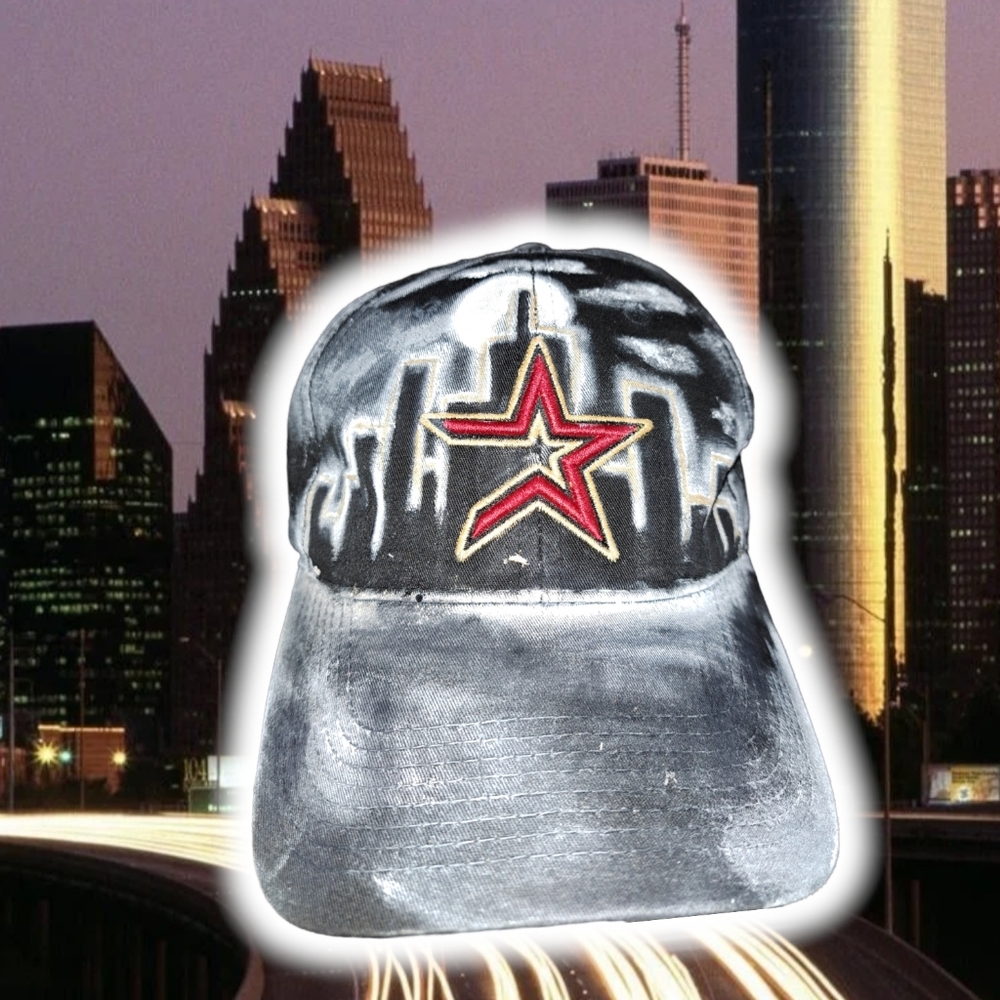 *SOLD*1/1 custom Houston Astros hat